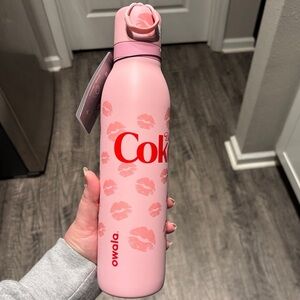 Special Edition Stainless Steel Diet Coke Owala 24 oz Target Pink Red Kisses